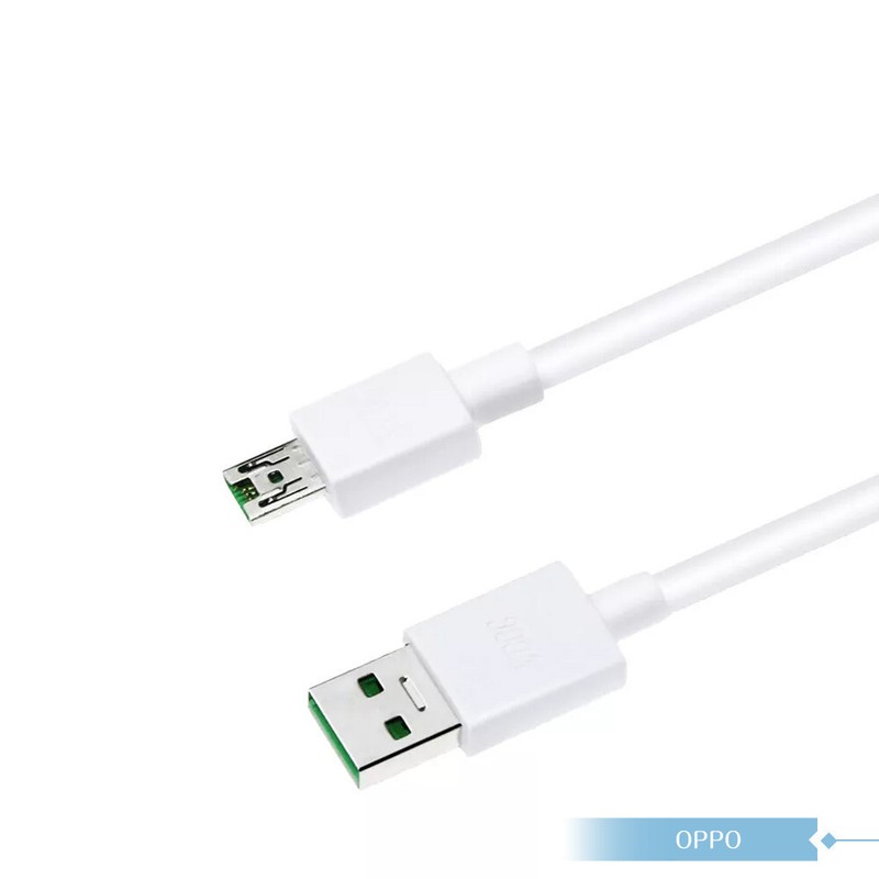 Original OPPO Official VOOC Fast Charging Micro USB Cable 1m (DL118) - White gallery