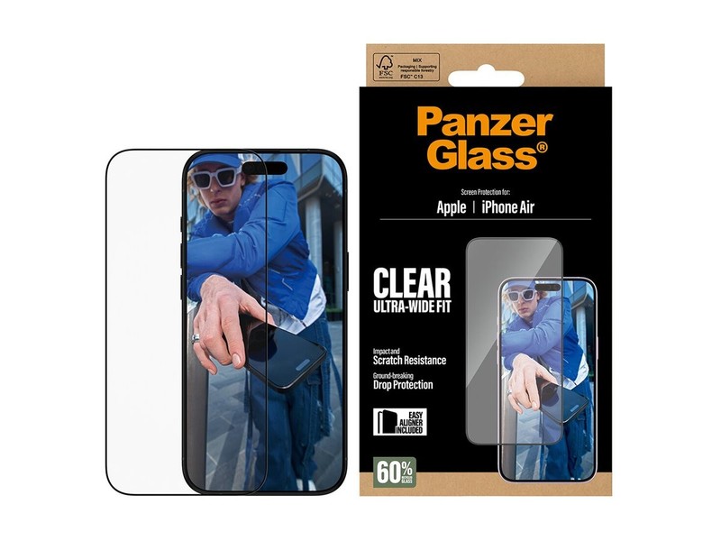 PanzerGlass Screen Film Ultra Wide Fit iPhone Air Frame Color PG76830 gallery