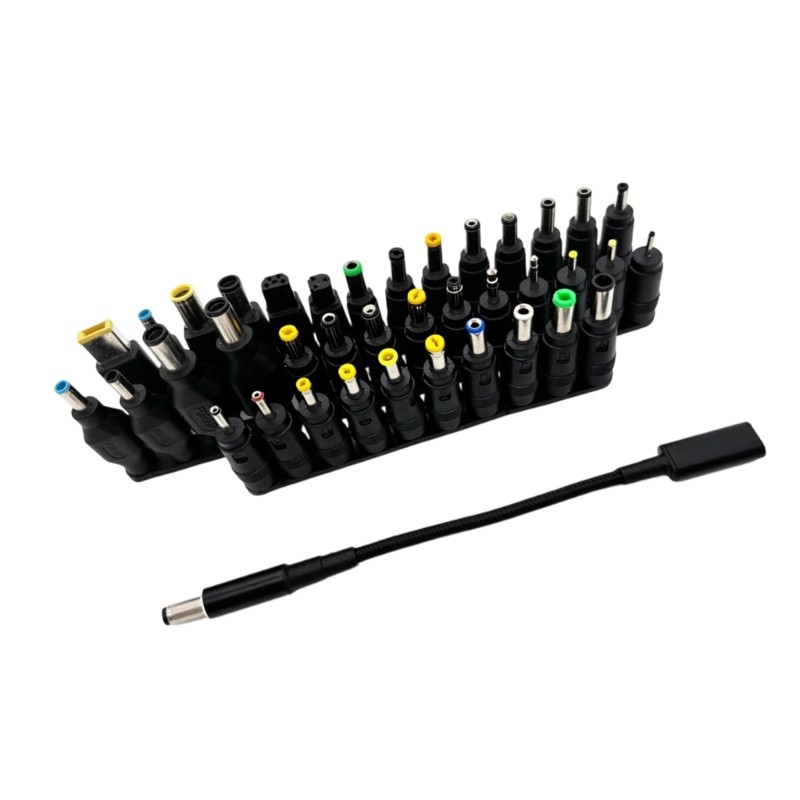 Durability PD100W Quick Charging Cable For Laptop Comes With Optional Adapters gallery