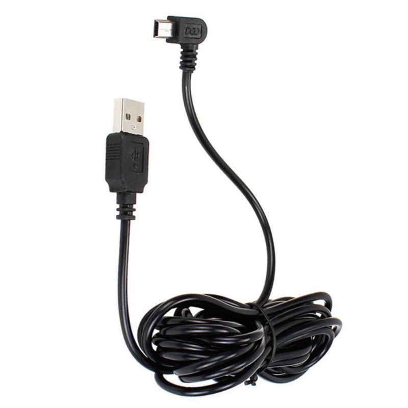 3.5M USB Type-A to Mini 5Pin Right Angle Charging Cable for GPS Navigator gallery