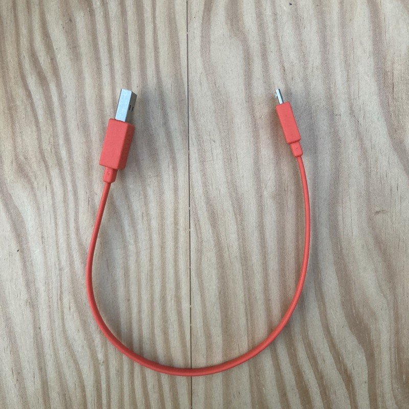 10” JBL Red USB to Micro USB Cable – Reversible USB, Works with Older Android