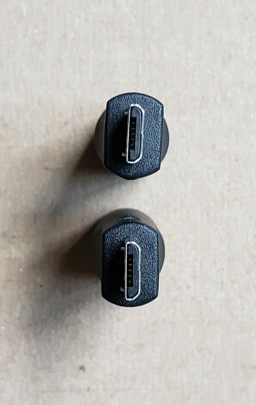 2 PCs DC Female to Micro USB Male Power Charger Adapter 3.5*1.1mm connector gallery