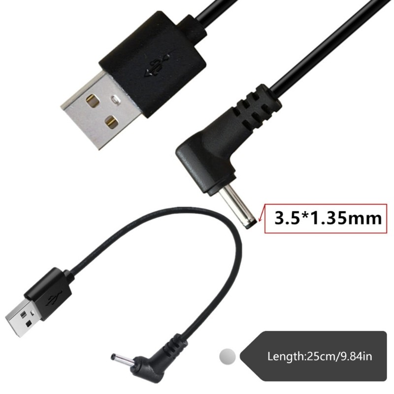 DC5V Power Cable,USB2.0 Male to DC3.5mmx1.35mm Male Power Cord for Router, LED gallery