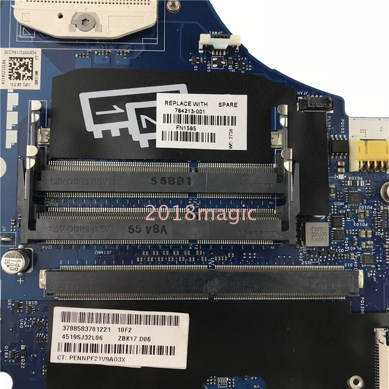 For HP Zbook 17 G2 Motherboard LA-B391P 784213-001 784213-601 784213-501 Tested gallery
