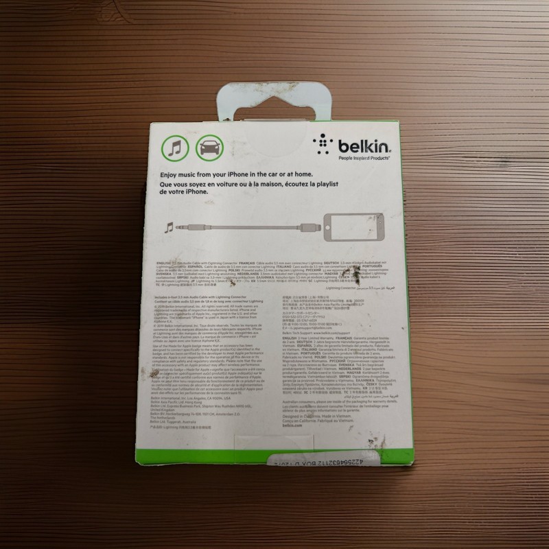 Belkin 3.5 mm Audio Aux Cable with Connector for iPhone gallery