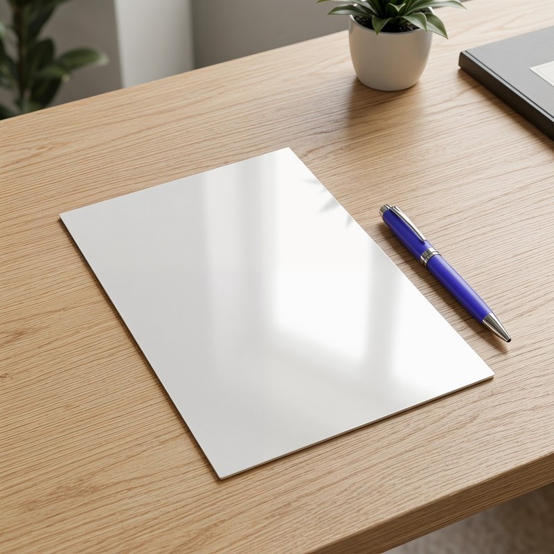 6pcs Gloss Sublimation Aluminum Sheets - 11.8x7.9 Inch Metal Thermal Transfer