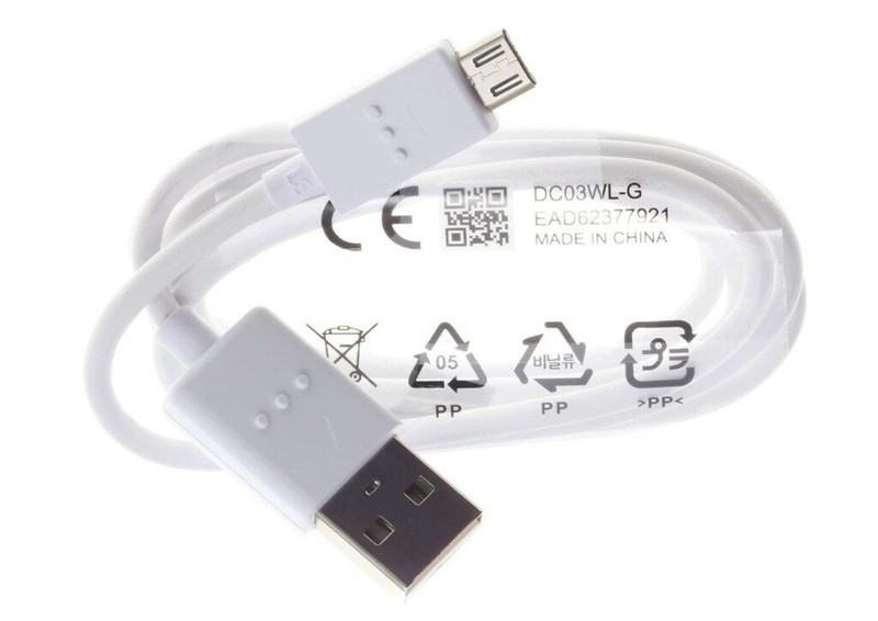 LG Short Micro USB Data Fast Charging Charger Cable Adapter for LG Q60 G4 G3 AU