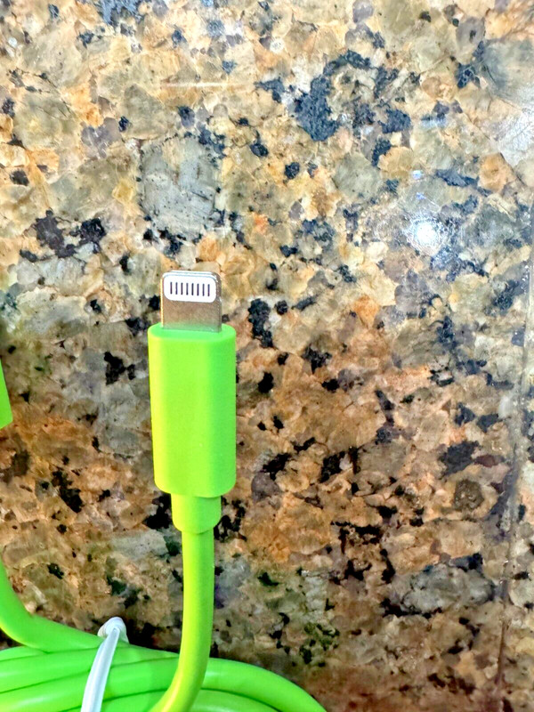 USB-A to 8 Pin iPhone Fast Charging/Data Transfer Cable Cord 6.6' Green gallery