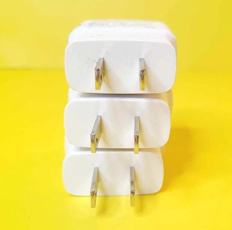 LOT 3x 100% GENUINE SAMSUNG WALL PLUG CHARGER USB AC POWER ADAPTER ETA0U61JWE gallery