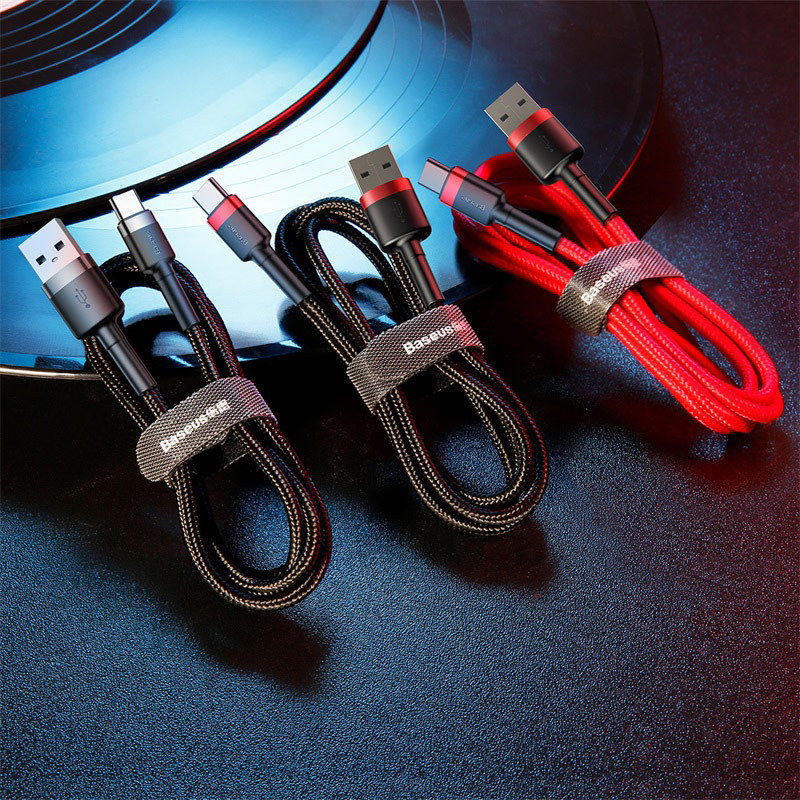 Baseus USB Type C Cable USB-C Fast Charging Data Cord for Samsung Google Huawei gallery