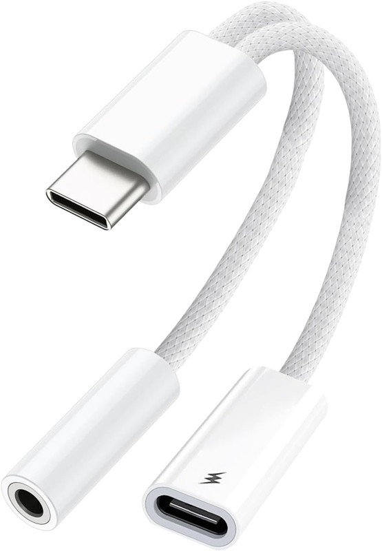 USB C to 35mm Audio Adapter with PD Fast Charging