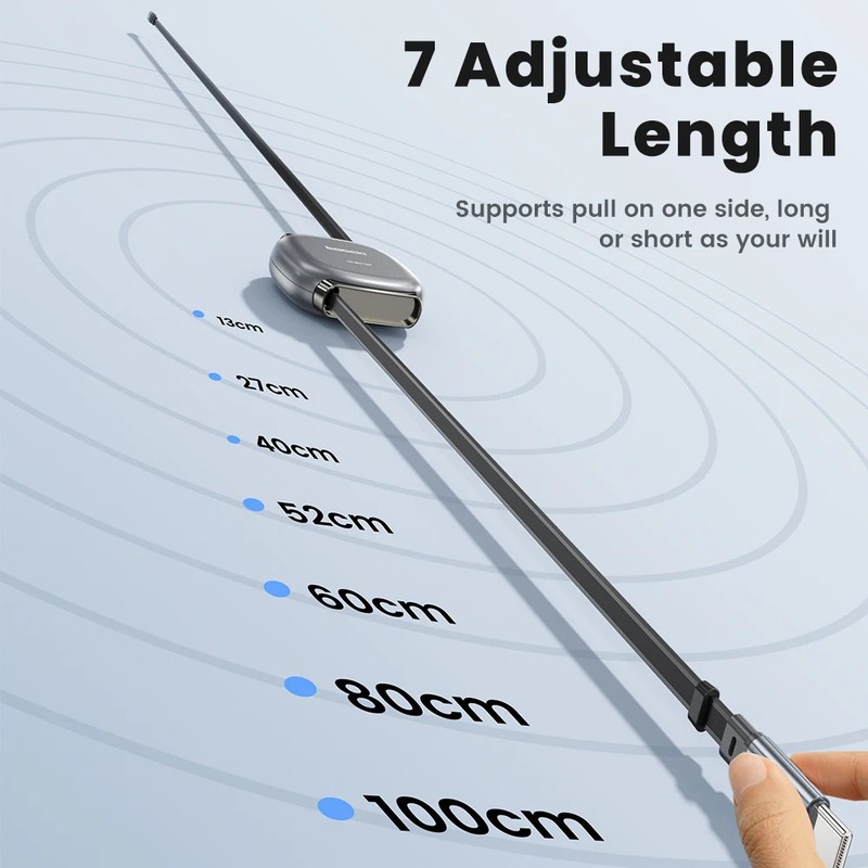 Toocki 100W USB-C Cable Retractable Fast Charge for Samsung Galaxy Xiaomi Laptop gallery