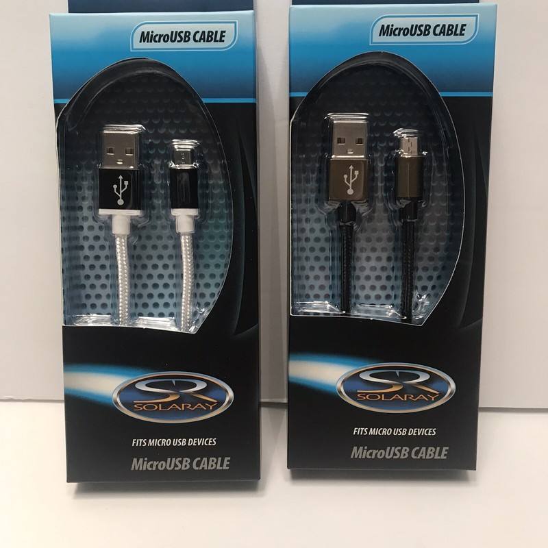 micro usb cable wholesale bulk lot Of 50 resell NEW black White Android