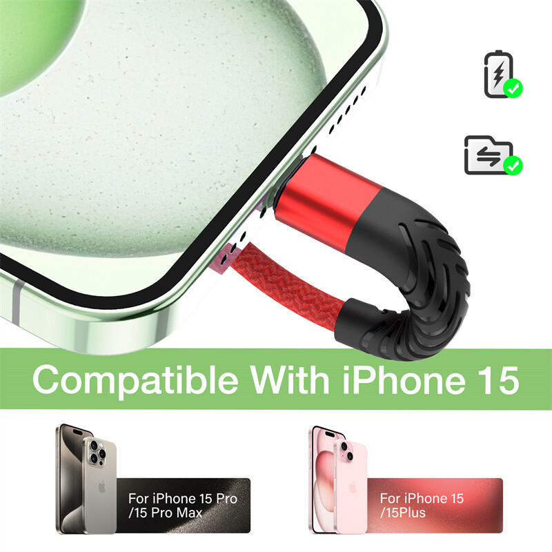 Type C USB A Fast Charging Charger Cable Cord For iPhone 15 16 Samsung S21 S20 gallery