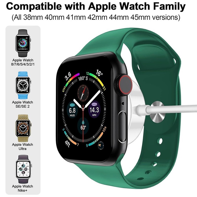 2x Apple Watch iWatch 9/8/7/6 iPhone 16 15 14 3 in1 USB C Cable Magnetic Charger gallery