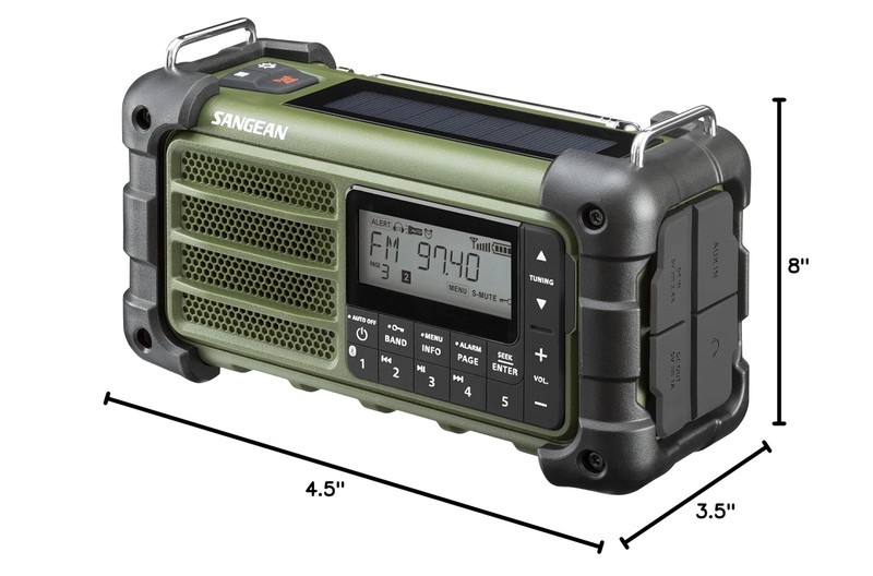 Sangean MMR-99 AM/FM-RBDS/Bluetooth/AUX/Weather/Multi-Powered Digital Tuning ... gallery