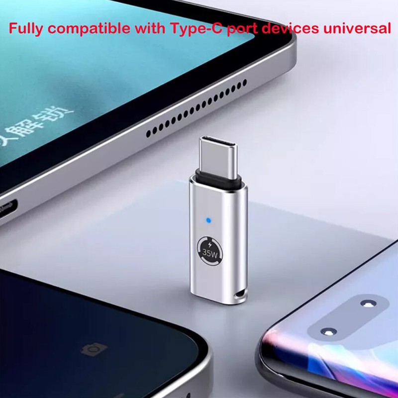 35W USB-C Male to iOS Female Adapter + lanyard For iPhone 15 Pro Max 15 Pl ~ gallery