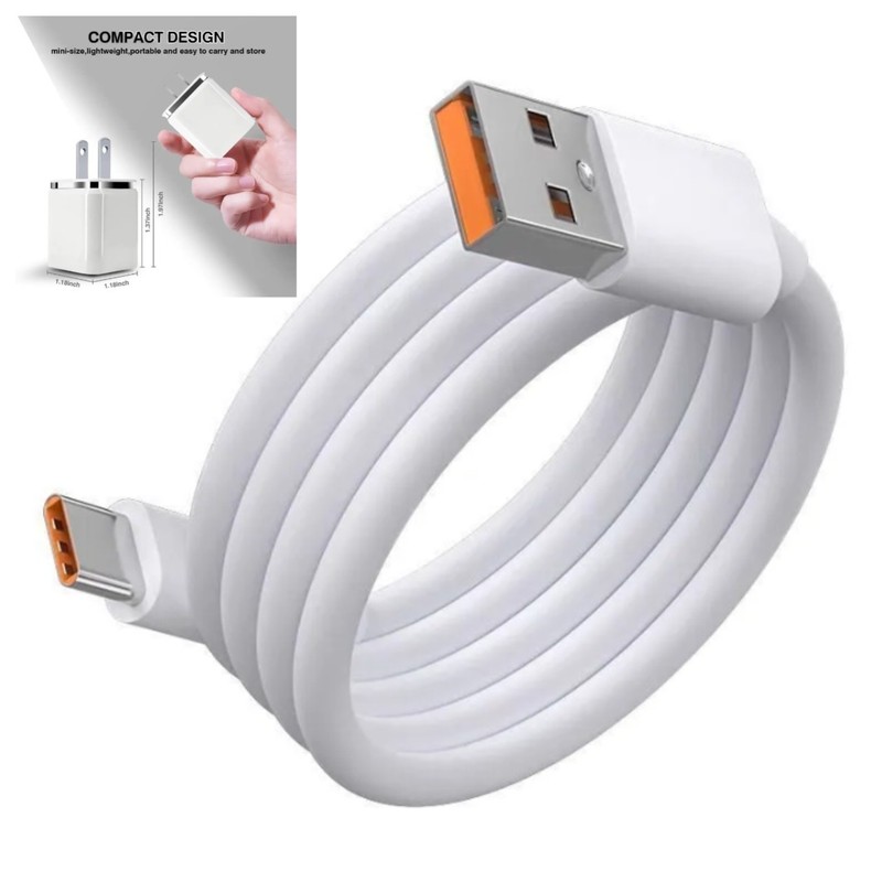 USB Cargador Tipo C Rapid Charging Cable Combo