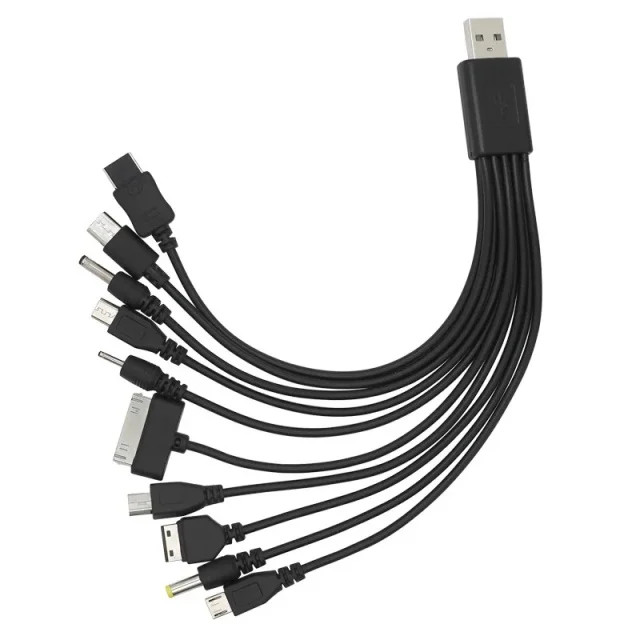 10 In 1 Multi-Function USB Charging Cable Universal Multi-head Cord for Phone