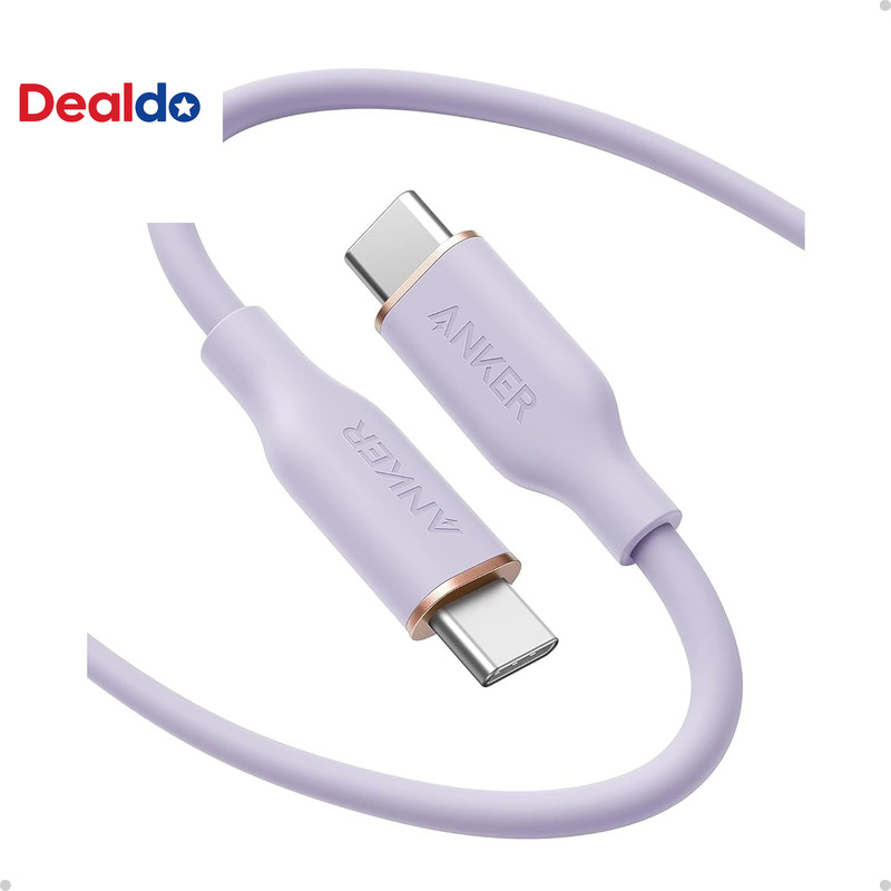 USB C Cable, Type C Flow Cord, Fast Charging for Iphone 17 Series, Macbook Pro 2