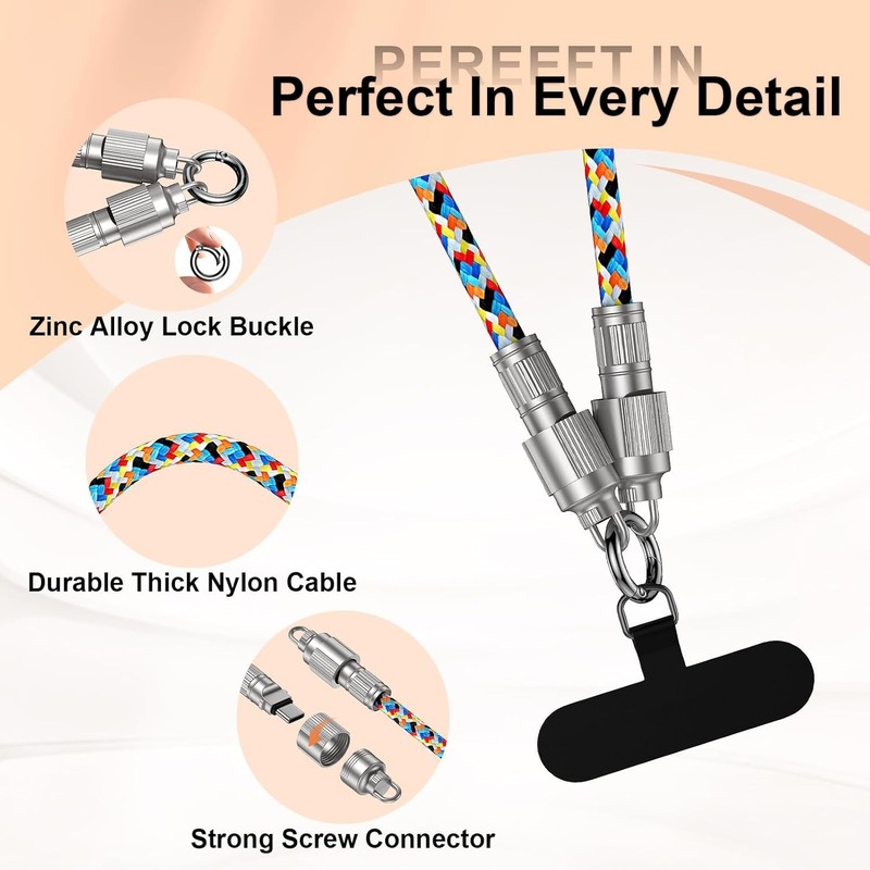 65W Phone Lanyard Charging Cable 2 Pack gallery