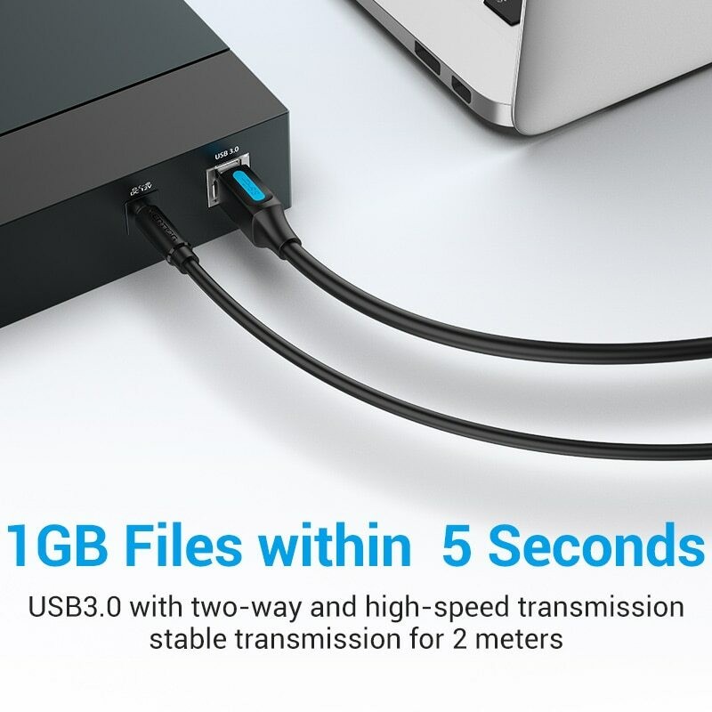 USB 3.0 Shielded USB Type A to USB Type B Male Gold DAC Printer Cable Lead Speed gallery