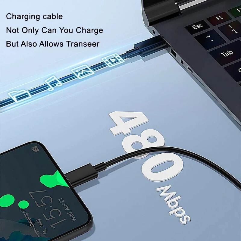 6FT USB Fast Charger Cable for Samsung Galaxy S20 S21 S22 S23 S24 S25 Ultra Plus gallery