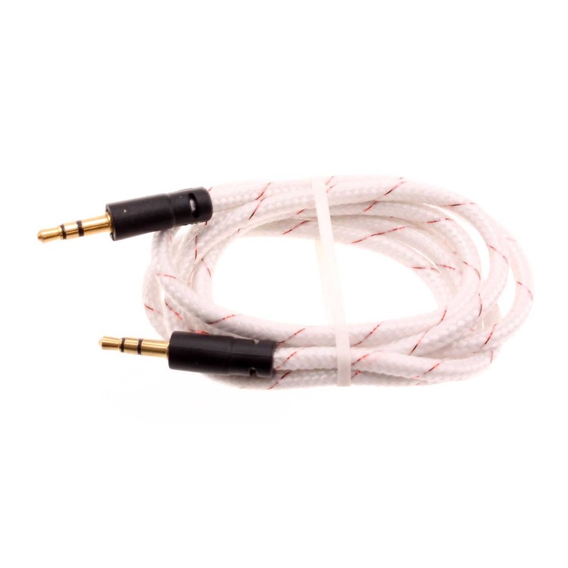 Aux Cable 3.5mm Adapter Car Stereo Aux-in Audio Cord Speaker for Cell Phones