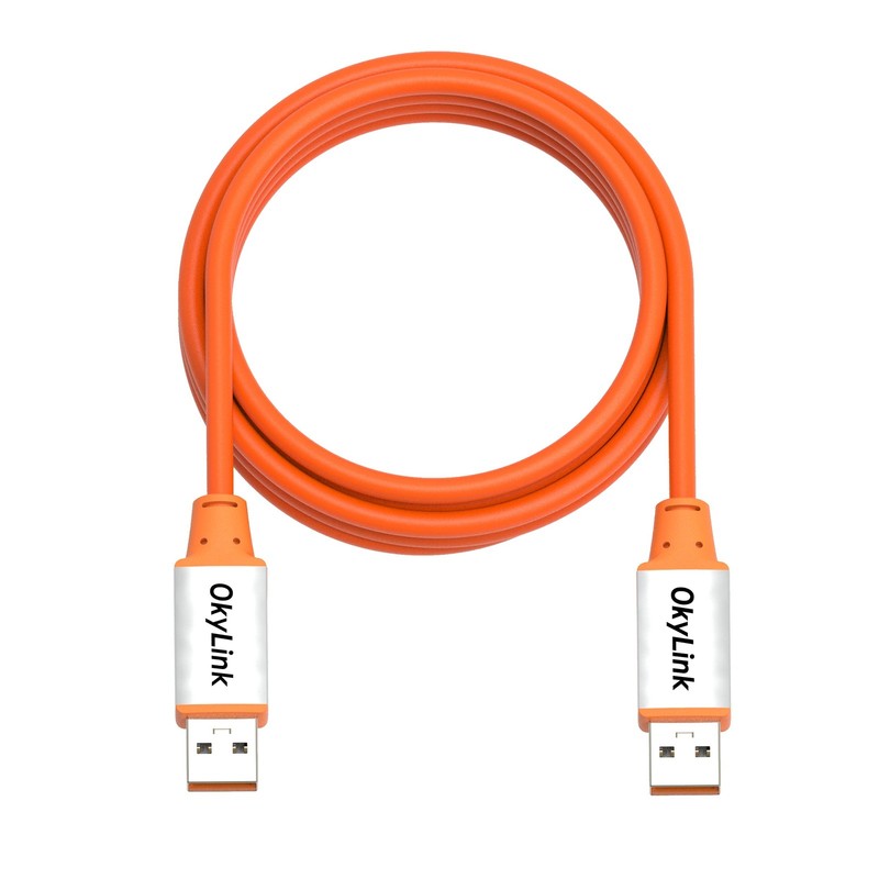 10FT 3M USB 3.2 Gen 2 A-A Male To Male Cable 10Gbps High Speed Orange gallery