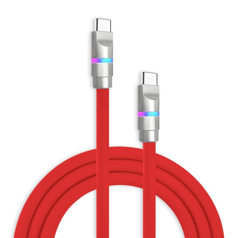 Neon Chubby – Fast Charge Cable with Smart Light RGB Color Gradual Light Up 1…
