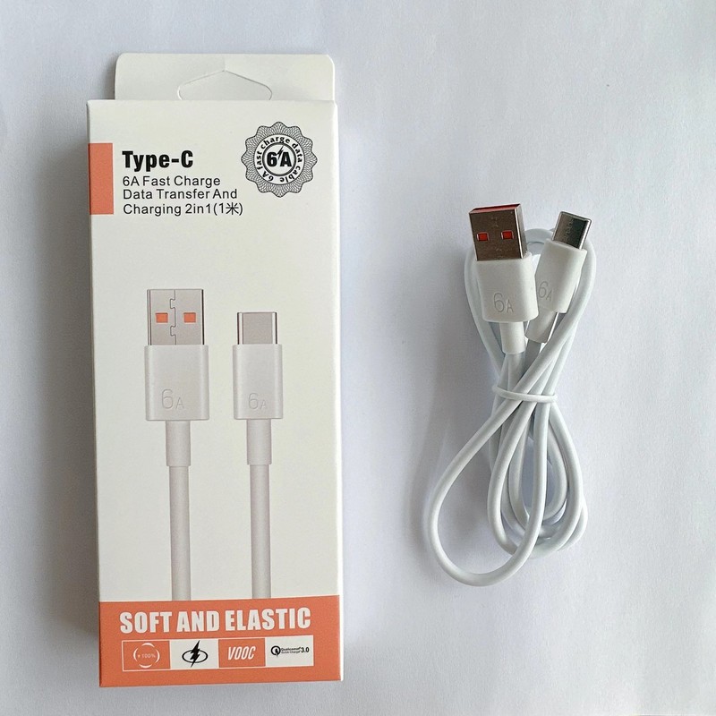 Universal USB-C to USB-A White Charging & Data Cable (3FT, 1M) US STOCK gallery