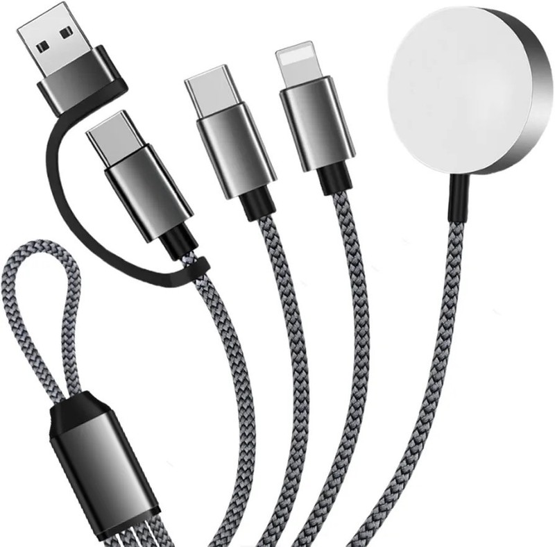 Upgraded 3 in 2 USB C Charger Cable for Apple Watch/iPhone/Airpods, Multi…