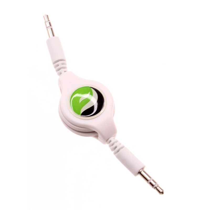 Retractable Aux Cable 3.5mm Adapter Car Stereo Aux-in Audio Cord for Cell Phones