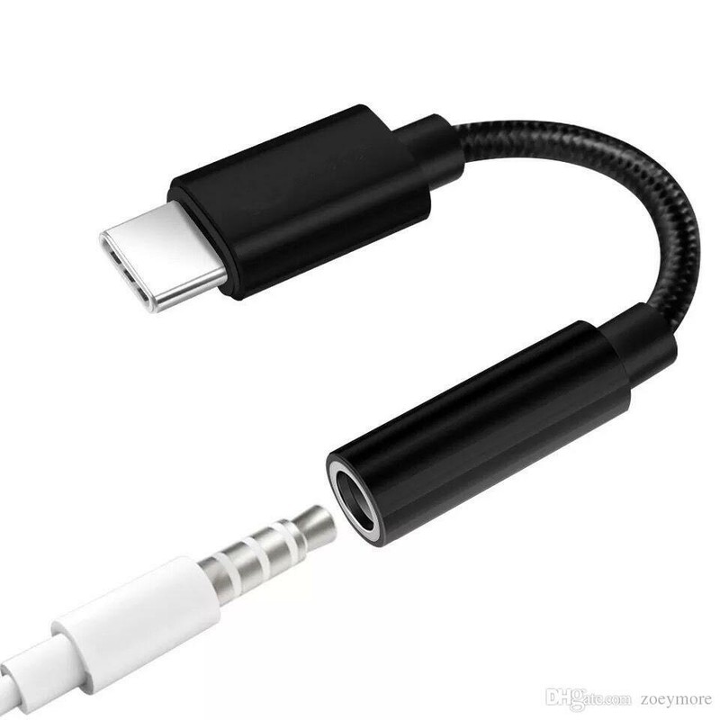 USB C Digital to 3.5 mm Headphone Jack Adapter, Stereo Adapter for Type-C Device