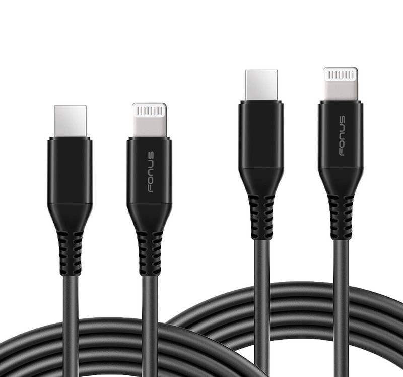 6ft and 10ft Long PD USB-C Cables Fast Charge Power Cord Type-C for Cell Phones