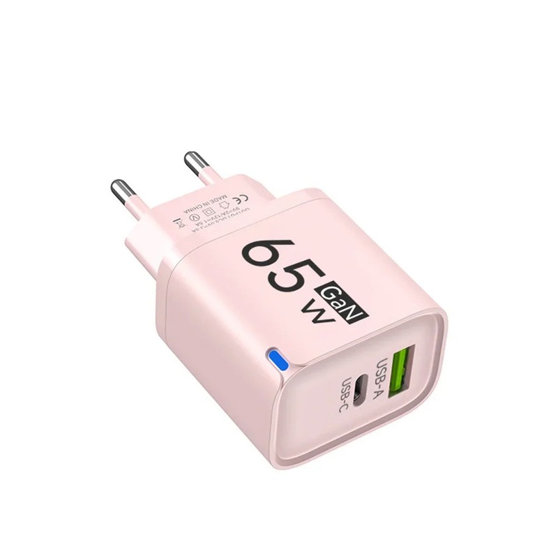 USB C PD Fast Charger 65W, Fast Charging Wall Adapter for iPhone