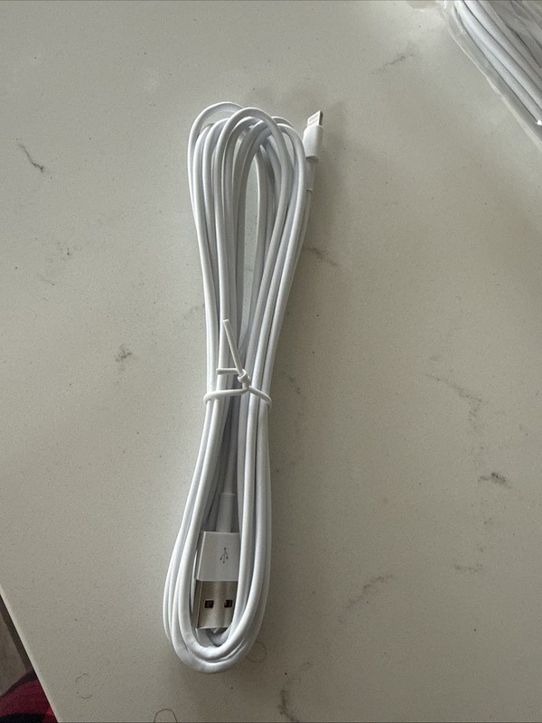 USB A to lightning Cable 10ft for Apple iPhone charger cord