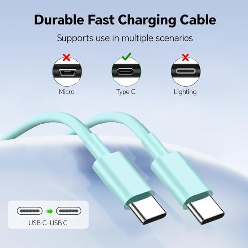Fast Charging Phone Charger 3-Pack, 60W USB Type C Cable, 10FT Long, Compatible gallery
