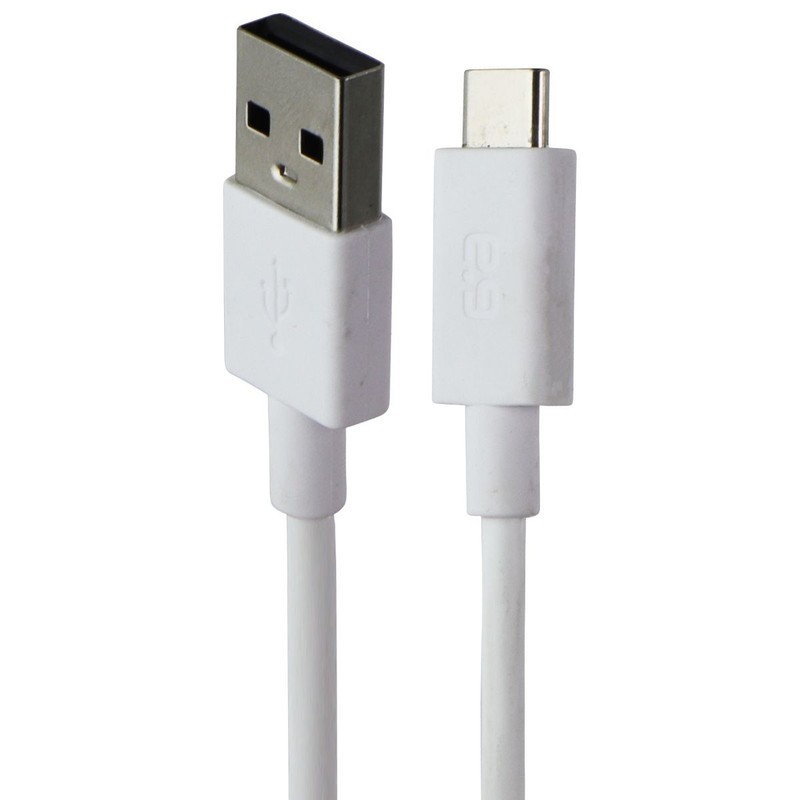PureGear (6Ft) USB-A to USB-C Charging Cable – White (64393PG)