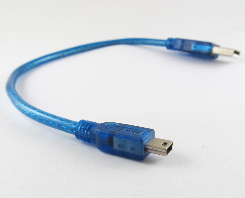10x 1ft 30cm USB 2.0 Type A Male to Mini 5pin Male Convert DATA Cable Universal gallery