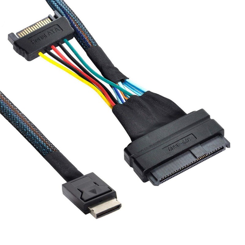 Chenyang Oculink SFF-8611 to U.2 U.3 SFF-8639 NVME PCIe PCI-Express SSD Cable