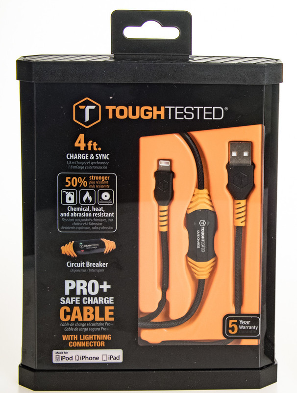 ToughTested Pro+ Safe Charge Cable Circuit Breaker for Apple iPhone gallery