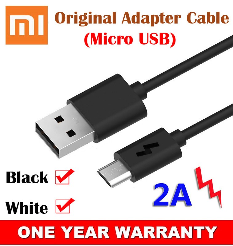 Genuine Micro USB Power Charger Adapter Cable For Xiaomi Redmi Note 5A Prime AU