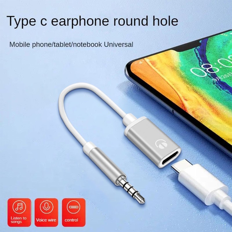 Headphone Jack Adapter 3.5mm Male To Female Audio Cord USB C To Aux Audio gallery