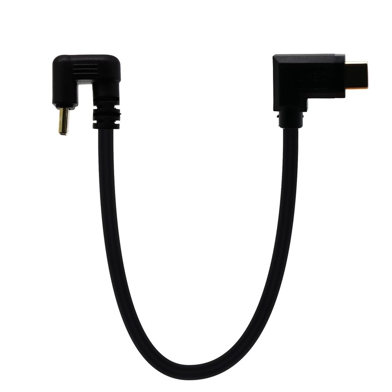 U Shaped USB C Cable 4K @60hz 10 GBS Type C Male 180 Degree to 90 Degree Type... gallery
