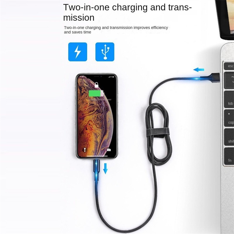 2 Pack USB to IOS Cable Heavy Duty For iPhone 14 13 12 11 X XR 8 Charging Cord gallery
