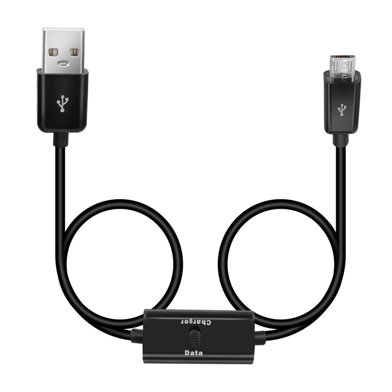 2 Pack 1M USB to Micro USB with Switch Charging Cable Data Transfer Power gallery