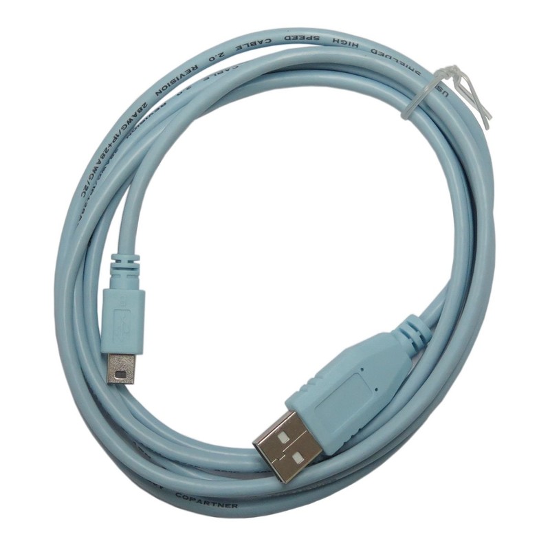 Mini USB Console Cable for Cisco Router Switch 6 FT MiniB to Type A