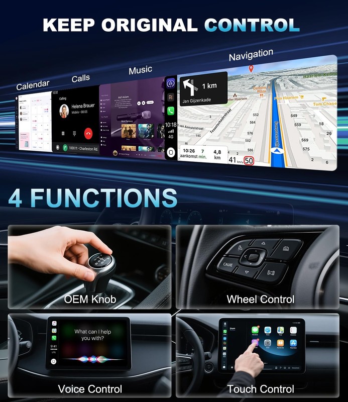 2026 Wireless CarPlay Adapter for Apple, Convert Wired to CarPlay Wireless Ad... gallery