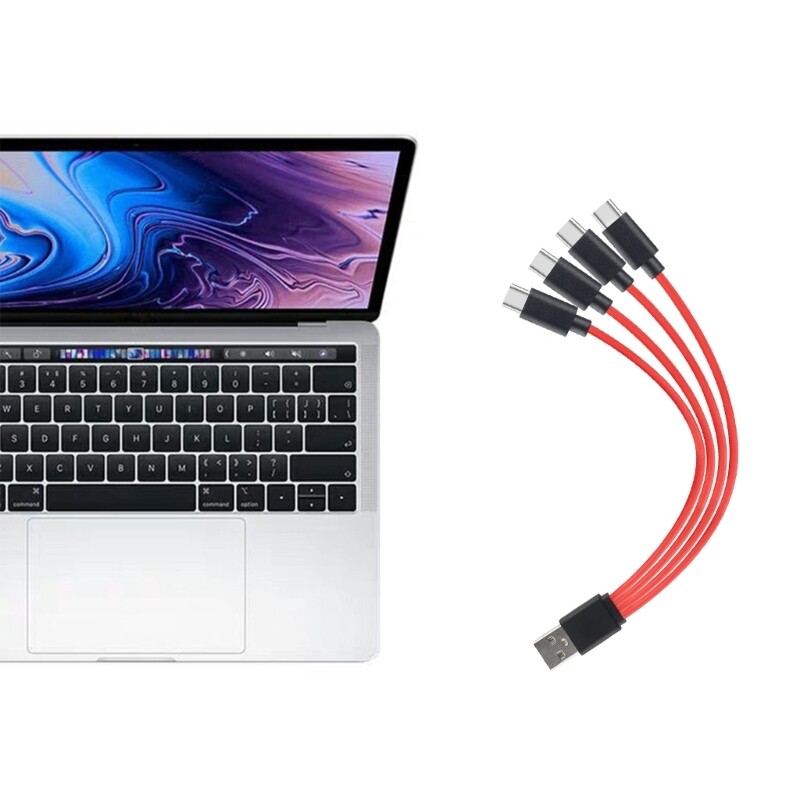 4 in 1 Convert Type C USB Cable For Tablet Laptop Phone Cord Splitter FastCharge gallery